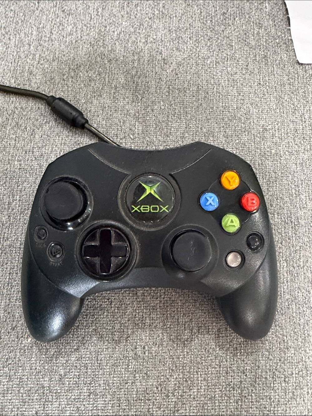 Original Wired Black Controller OEM Xbox controller